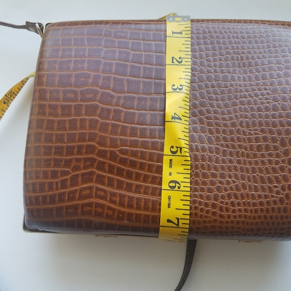 Vintage made in Italy 100% leather crossbody bag - Picture 6 of 8